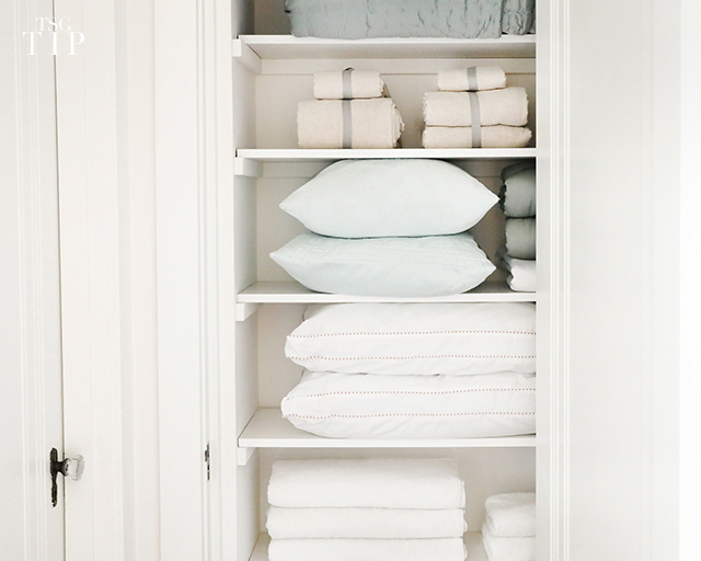 The Keys to an Organized Linen Closet The Scout Guide