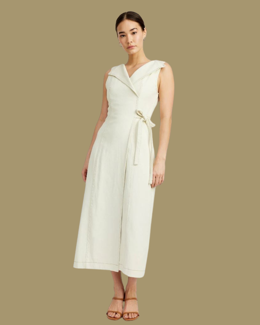 slim fit dress slacks Country Style Suspender Dress main image 0