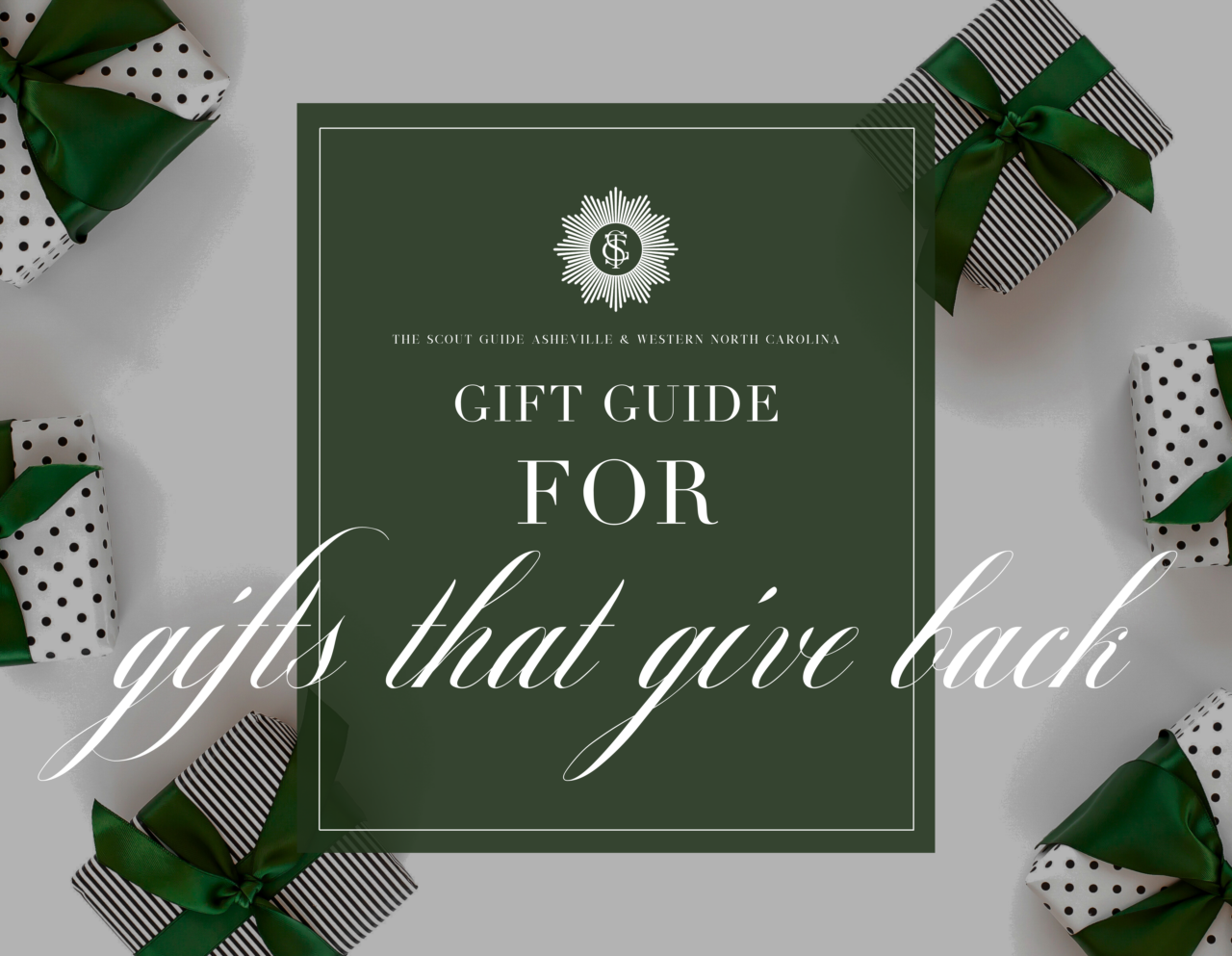 2024 TSG Asheville Gift Guide: Gifts that Give Back - The Scout Guide