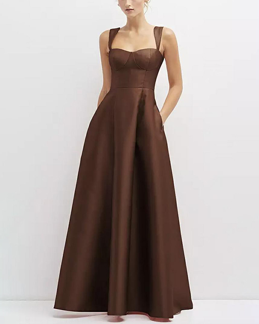 bridesmaid dresses for 2025 Light Champagne Mismatched Bridesmaid Dresses, Dress C