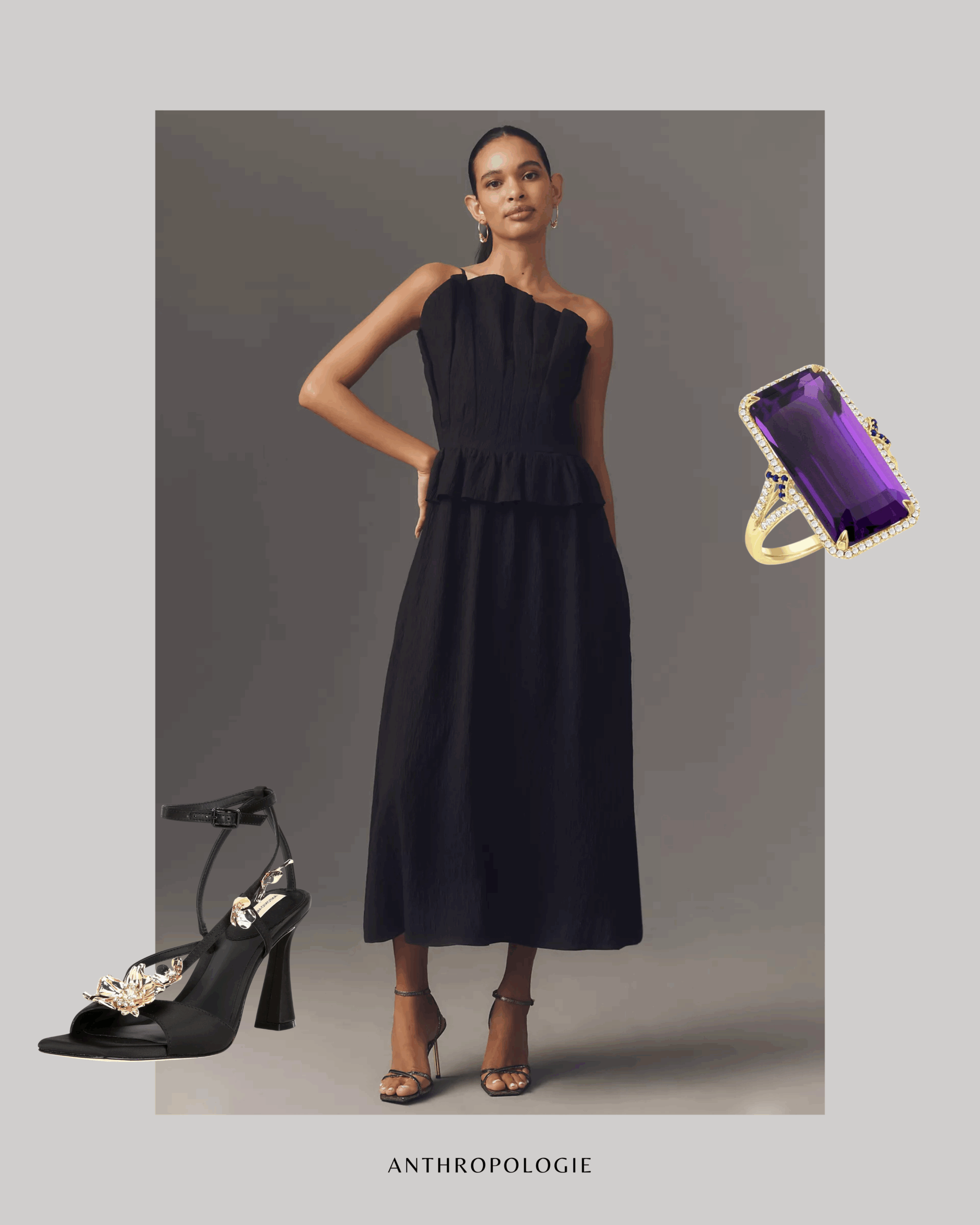 english factory one shoulder peplum midi dress Women's Best Seller Dresses